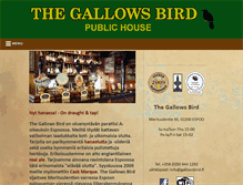 Tablet Screenshot of gallowsbird.fi